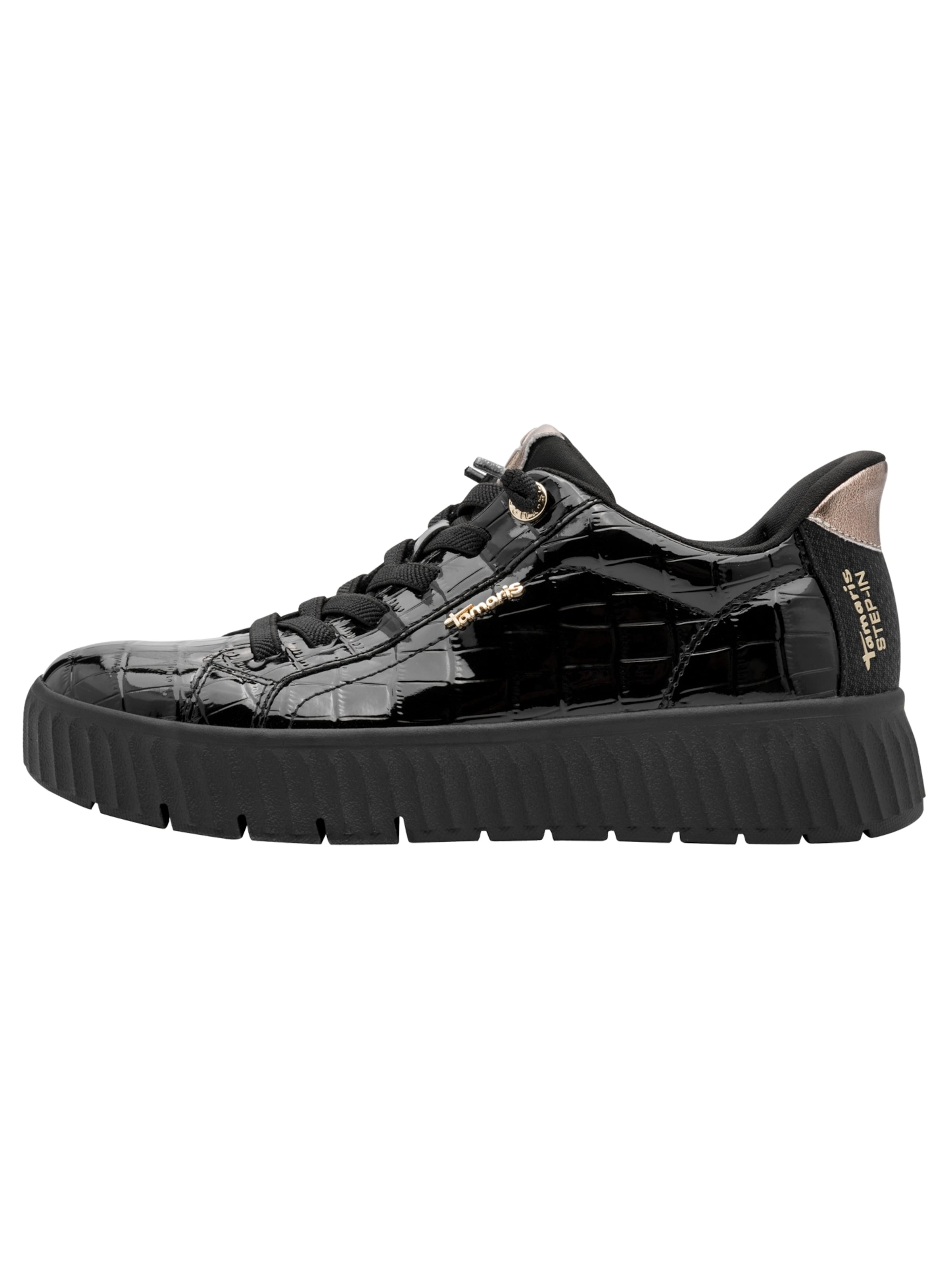 Baskets basses Tamaris en noir
