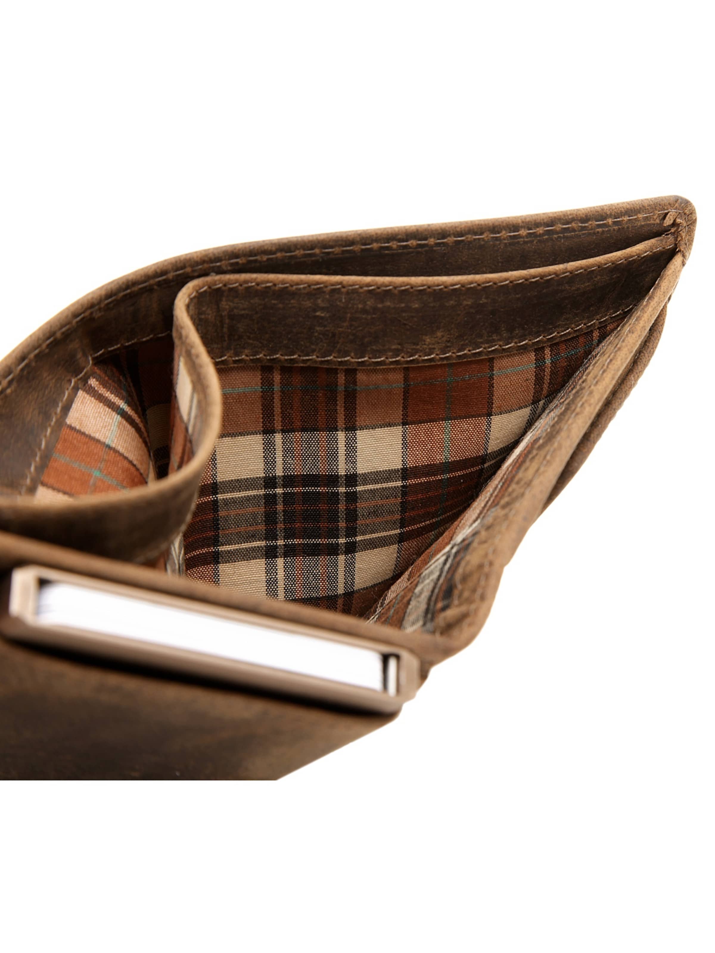 Bagan Wallet 'Bagan Geldbörse mit Kartenspender' in Brown