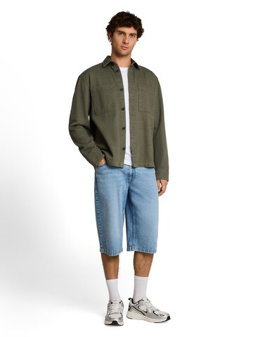 TOM TAILOR DENIM Regular Fit Hemd in Grün