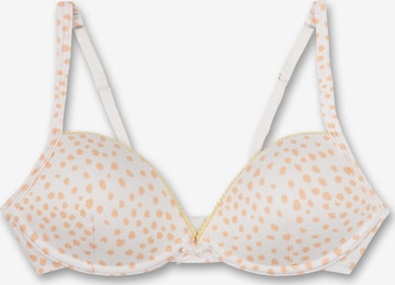 SANETTA T-shirt Bra in White: front