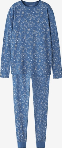 TWO SOON Pajamas in Blue: front