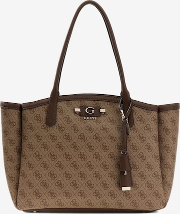 Shopper 'Lindsey' di GUESS in marrone: frontale