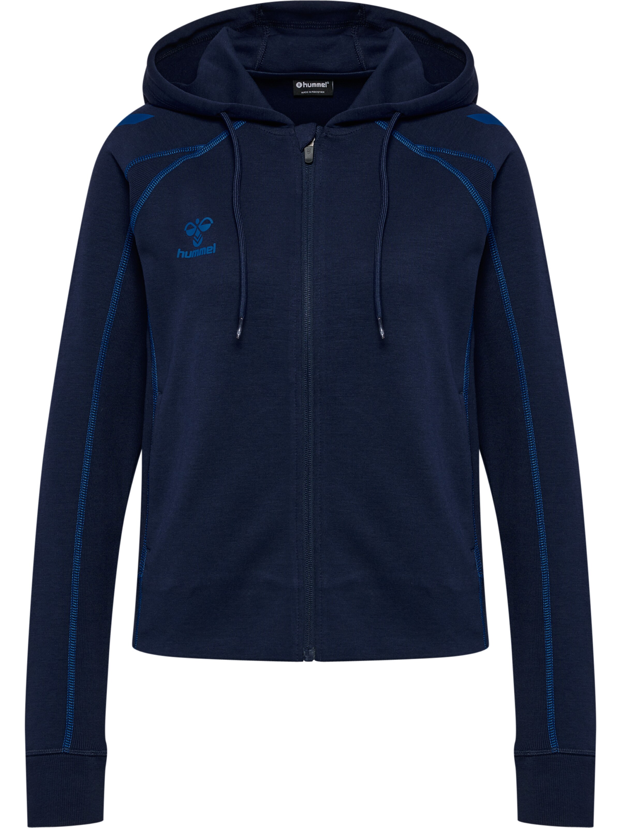 Hummel Sportief sweatvest 'Move 2.0' in Blauw: voorkant