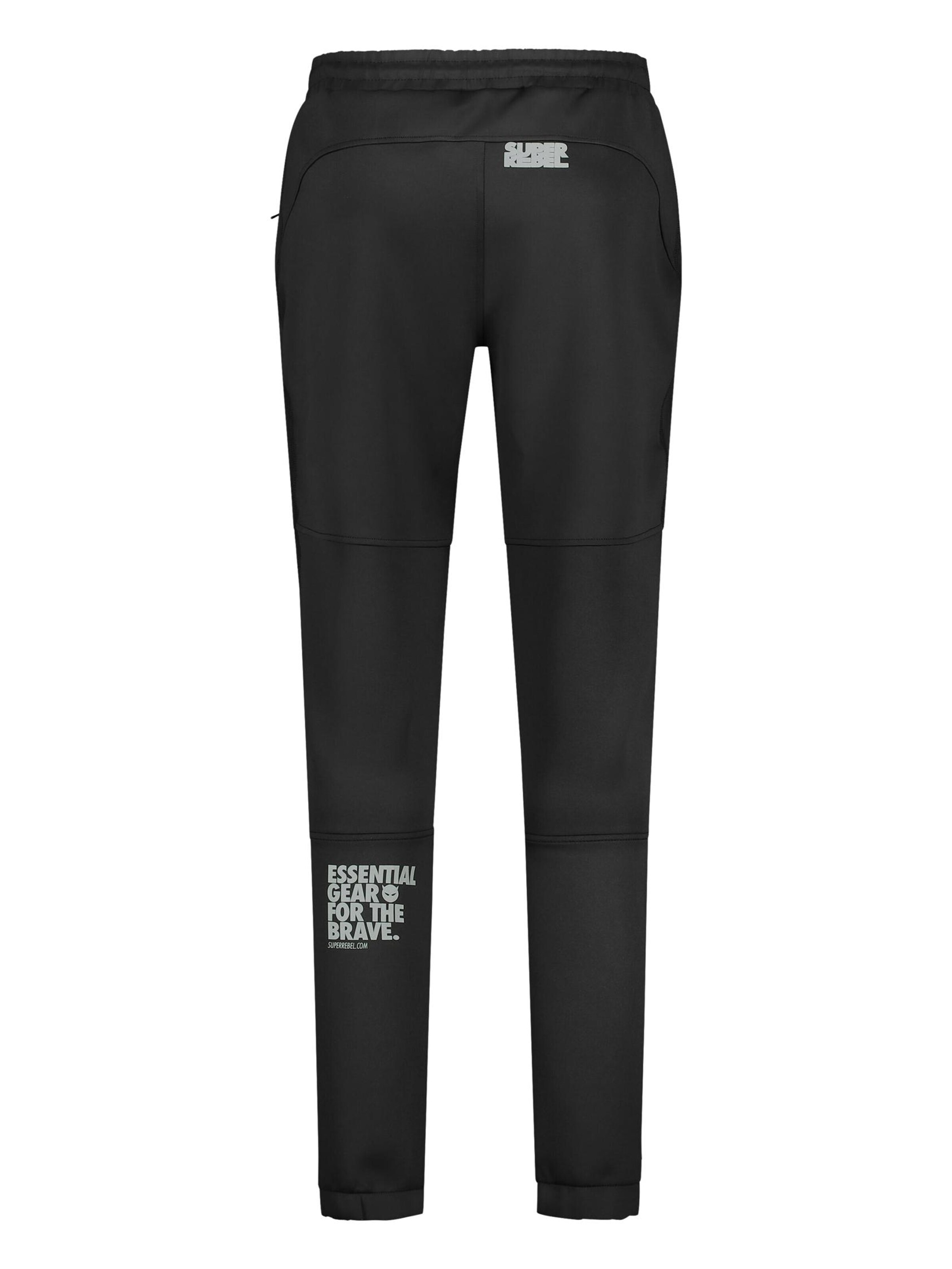 SUPERREBEL® GEAR Regular Sporthose 'ROBERT_'‌‌‌‌‌‌‌‌‌ in Schwarz