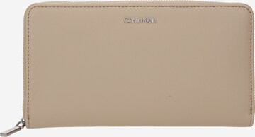 Calvin Klein Wallet in Grey: front