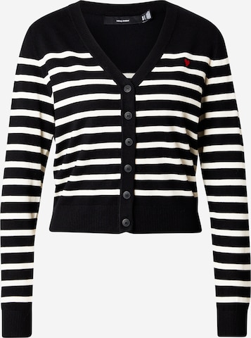 Cardigan 'VMDORY' VERO MODA en noir : devant