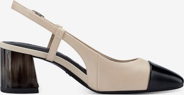 TAMARIS Γόβες slingback σε μπεζ