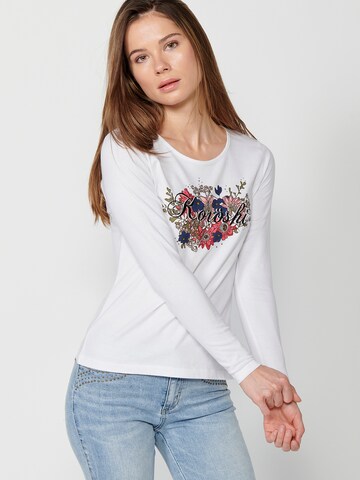 KOROSHI Shirts i hvid