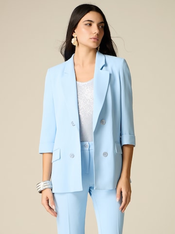 Blazer oltre en bleu : devant