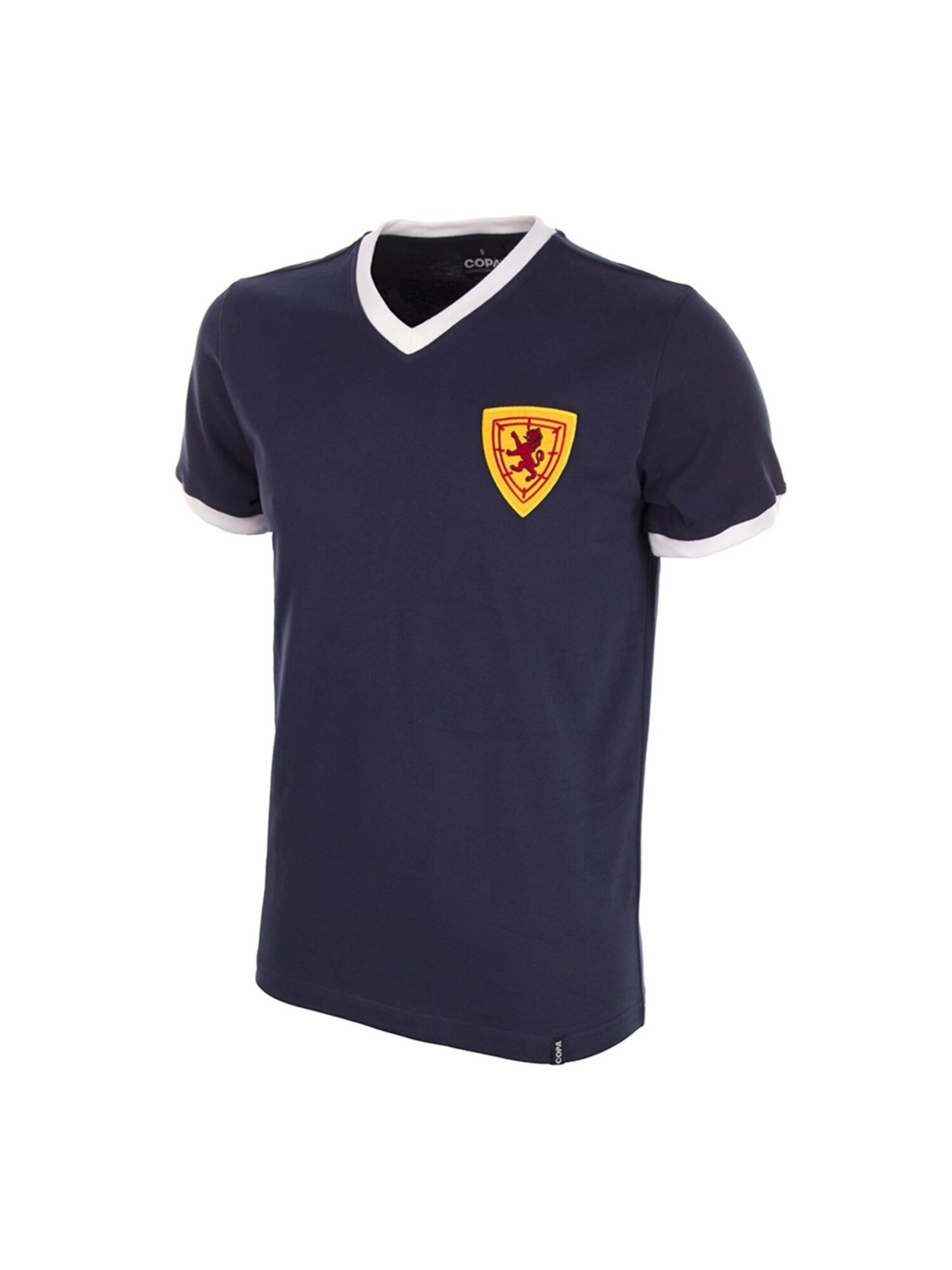 Copa Trikot 'Retro Schottland 1960er'‌‌ in Blau: Vorderseite