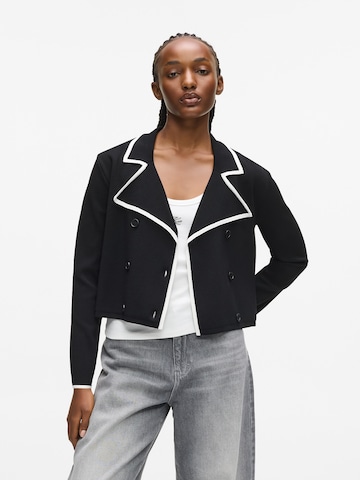 Karl Lagerfeld Kardigan w kolorze czarny: przód