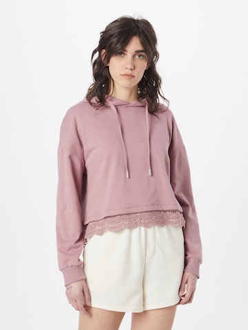 ABOUT YOU Sweatshirt 'Letizia' (GOTS) in Pink: predná strana
