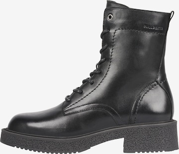 BULLBOXER Lace-Up Ankle Boots in Black