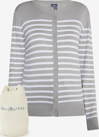 Cardigan DreiMaster Maritim en gris : devant