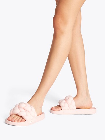 Tommy Jeans - Zapatos abiertos en rosa