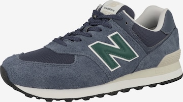 new balance Низкие кроссовки '574' в Синий: спереди