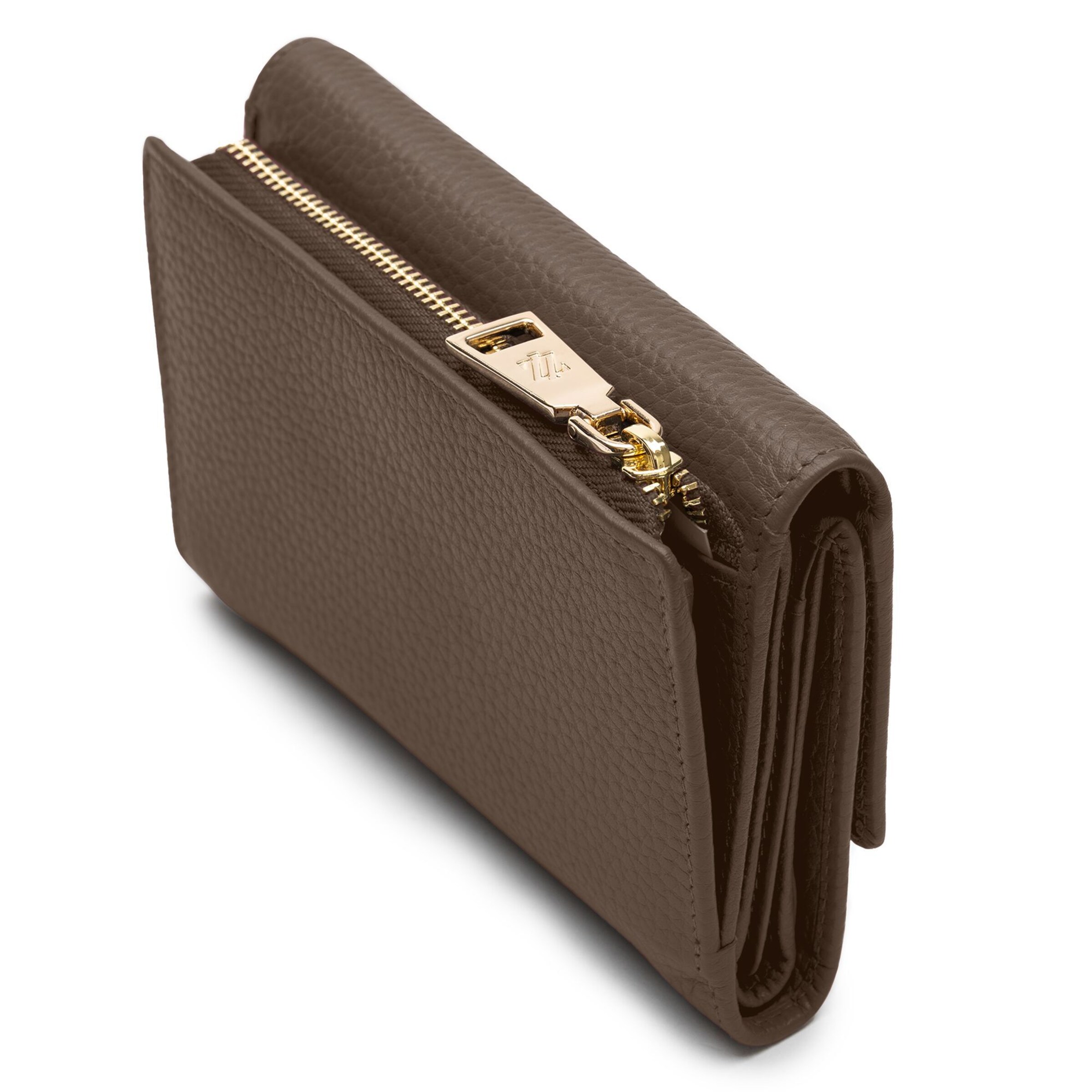 Portamonete 'Bologna' di Lazarotti in marrone