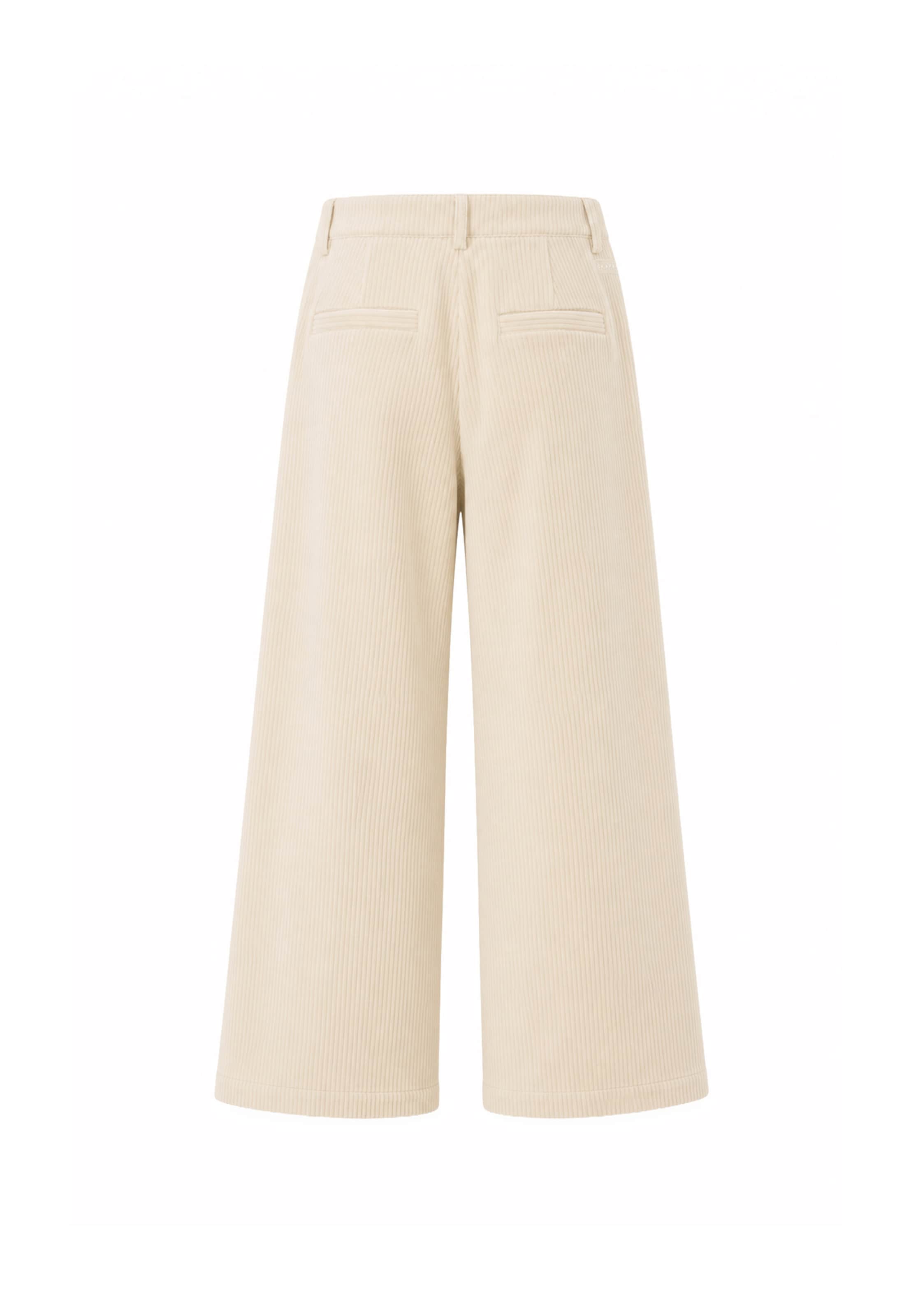 OH APRIL Wide leg Bandplooibroek 'Sienna' in Beige
