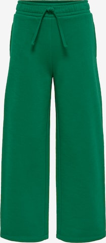 KIDS ONLY Wide leg Pants 'Miami' in Green: front