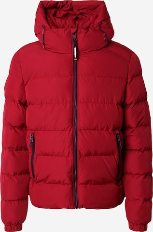 Superdry Зимняя куртка в Красный: спереди