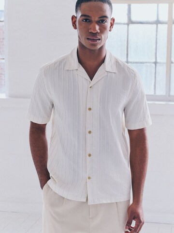 Next Regular Fit Hemd in Beige