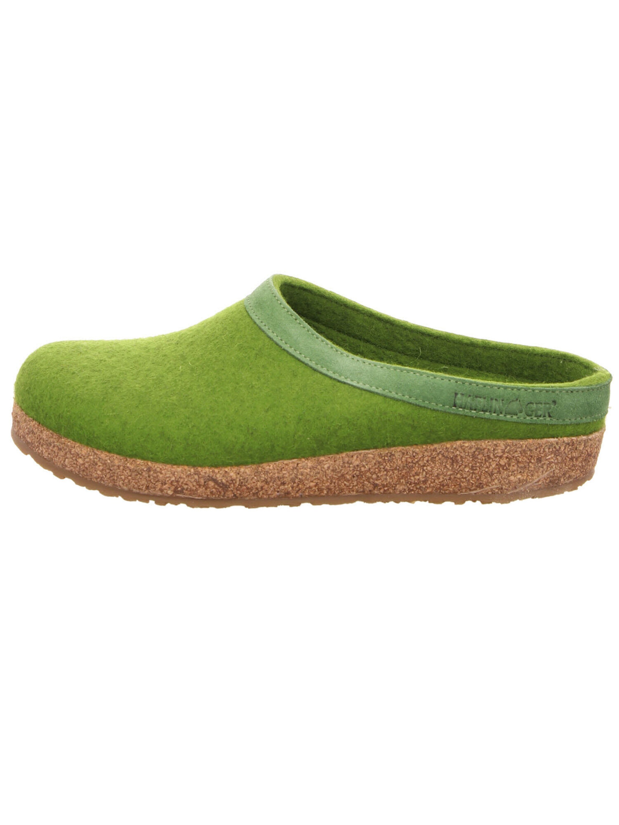 HAFLINGER Slippers 'Torben' in Green