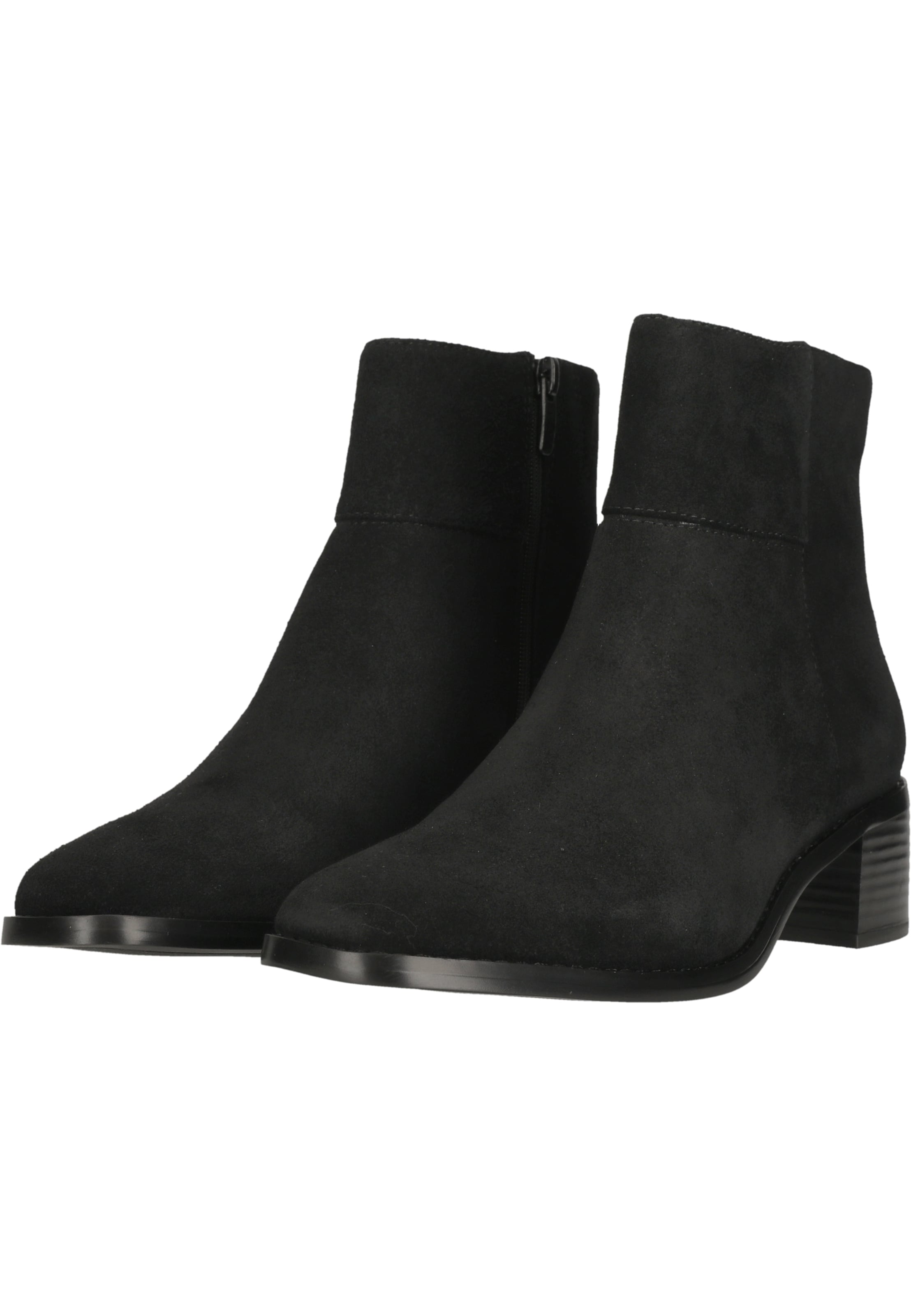 CLARKS Stiefelette 'Wrenn Top' in Schwarz