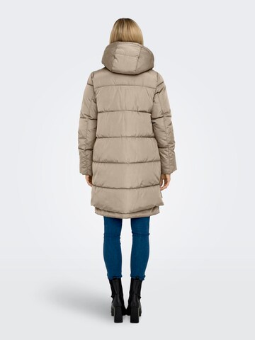 ONLY Wintermantel in Beige