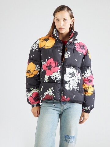Giacca di mezza stagione di Moschino Jeans in nero: frontale