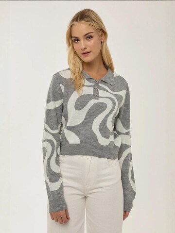 Pull-over Hiccup en gris : devant