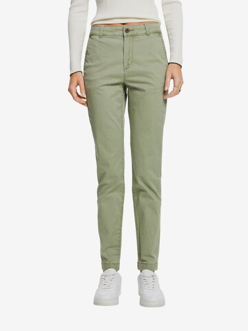 Regular Pantalon ESPRIT en vert : devant