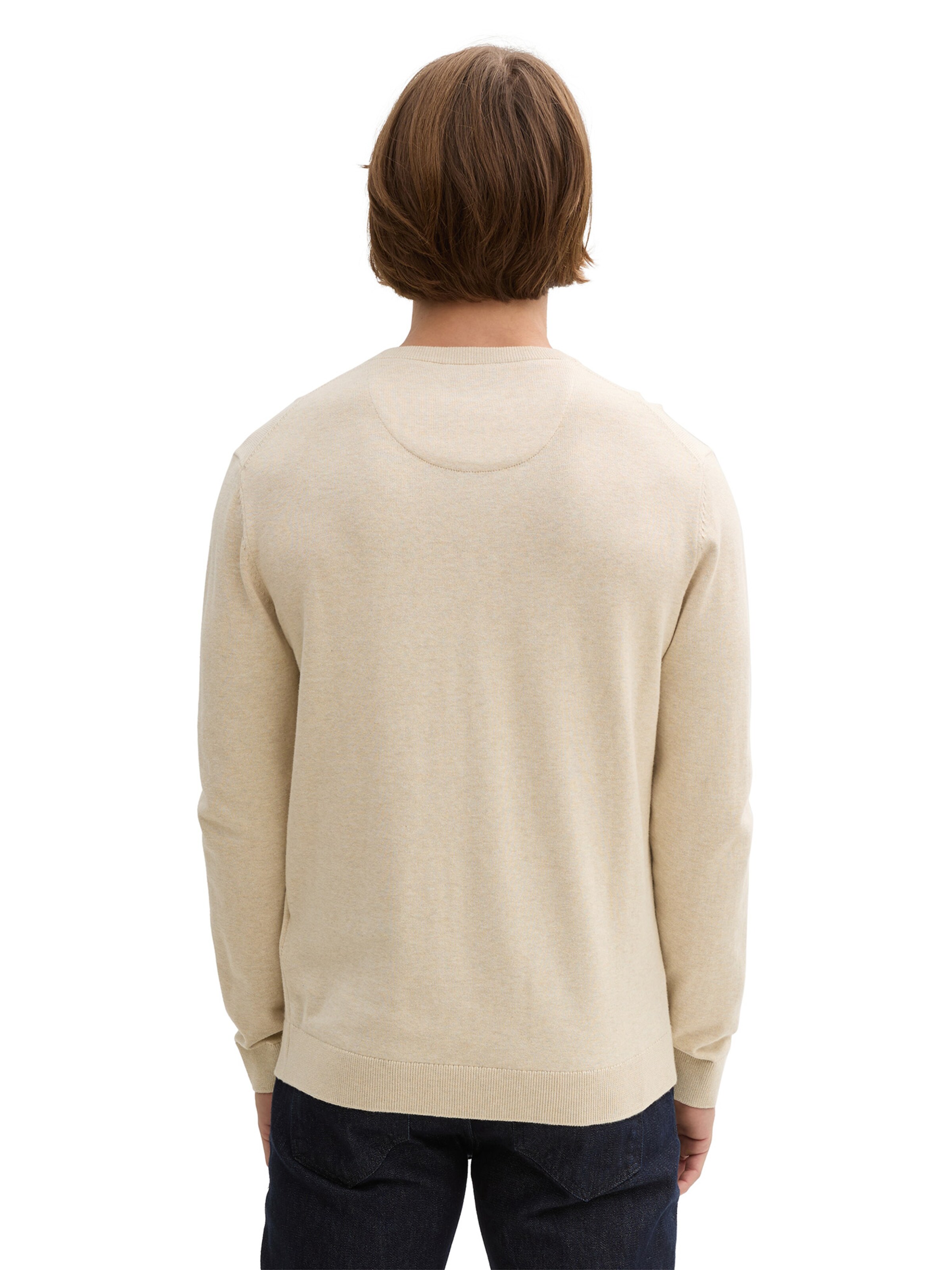 TOM TAILORPulover - smeđa boja