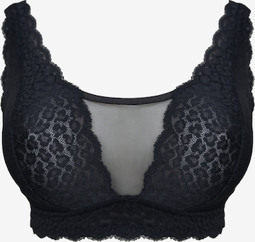 Invisible Soutien-gorge 'Elva' SugarShape en noir : devant