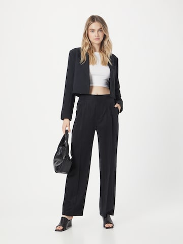 GAP Loose fit Trousers with creases in Black