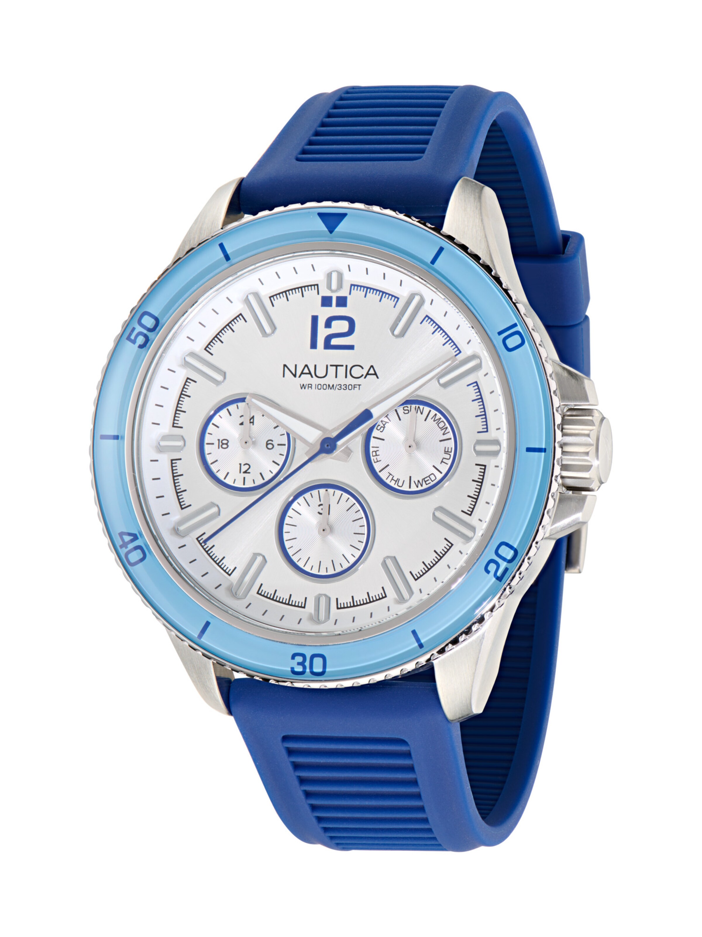 NAUTICA Analoog horloge 'WINDROSE ' in Zilver