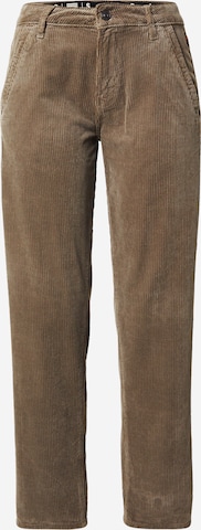 G-STARLoosefit Chino hlače 'Kate' - smeđa boja: prednji dio