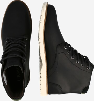 TOMS Lace-Up Boots in Black