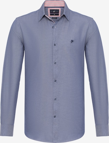 DENIM CULTURE Button Up Shirt 'BRADLEY' in Purple: front
