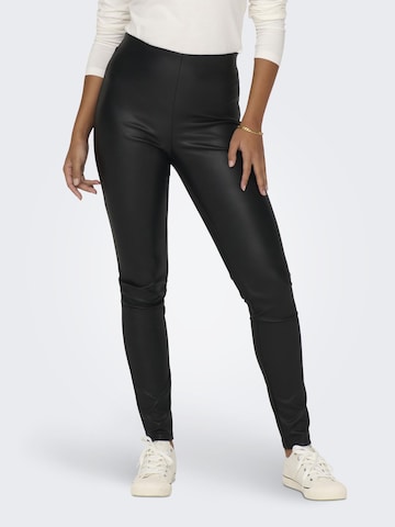 JDY Skinny Leggings 'Soya' in Black: front