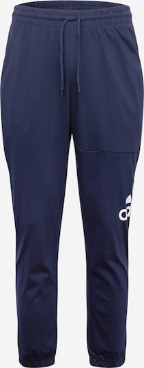 ADIDAS SPORTSWEAR Calças de desporto 'ESS' em navy / branco, Vista do produto