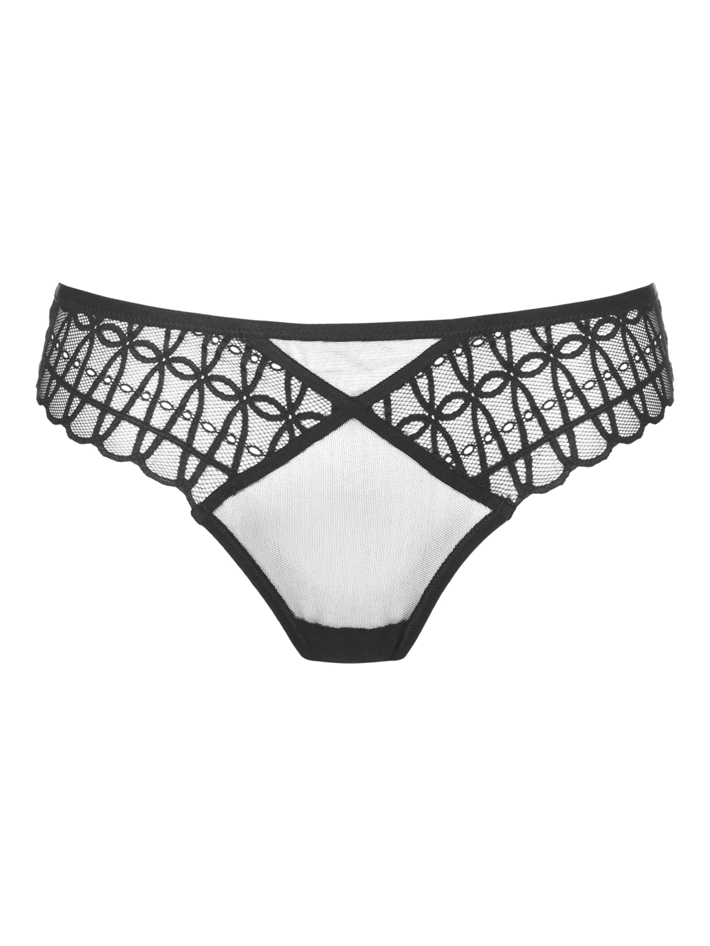 Slip Mey en noir : devant