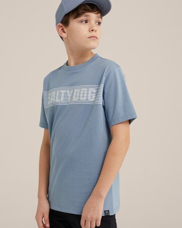 WE Fashion Shirt in Blue: front