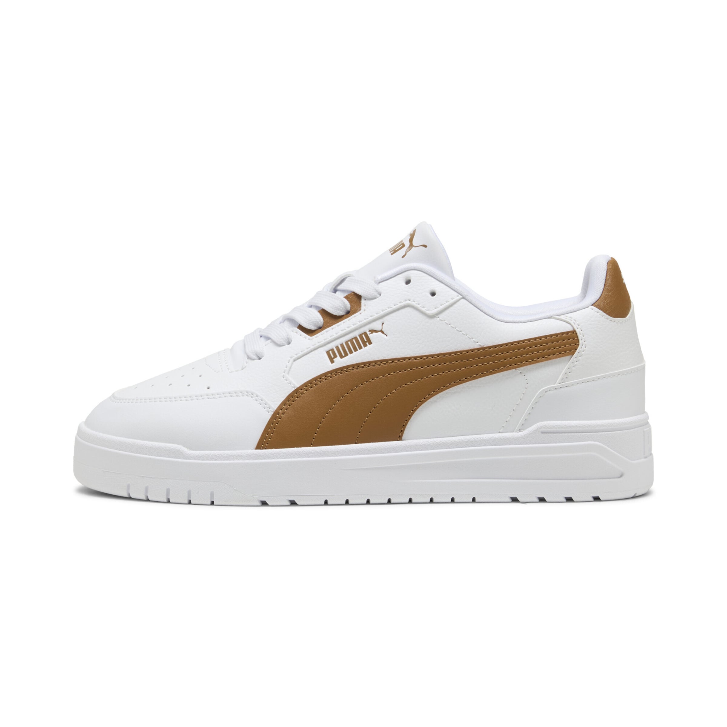 PUMA Platform trainers 'Shuffle Downtown' in White: front