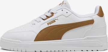 PUMA Platform trainers 'Shuffle Downtown' in White: front