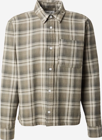 HOLLISTERRegular Fit Košulja - zelena boja: prednji dio