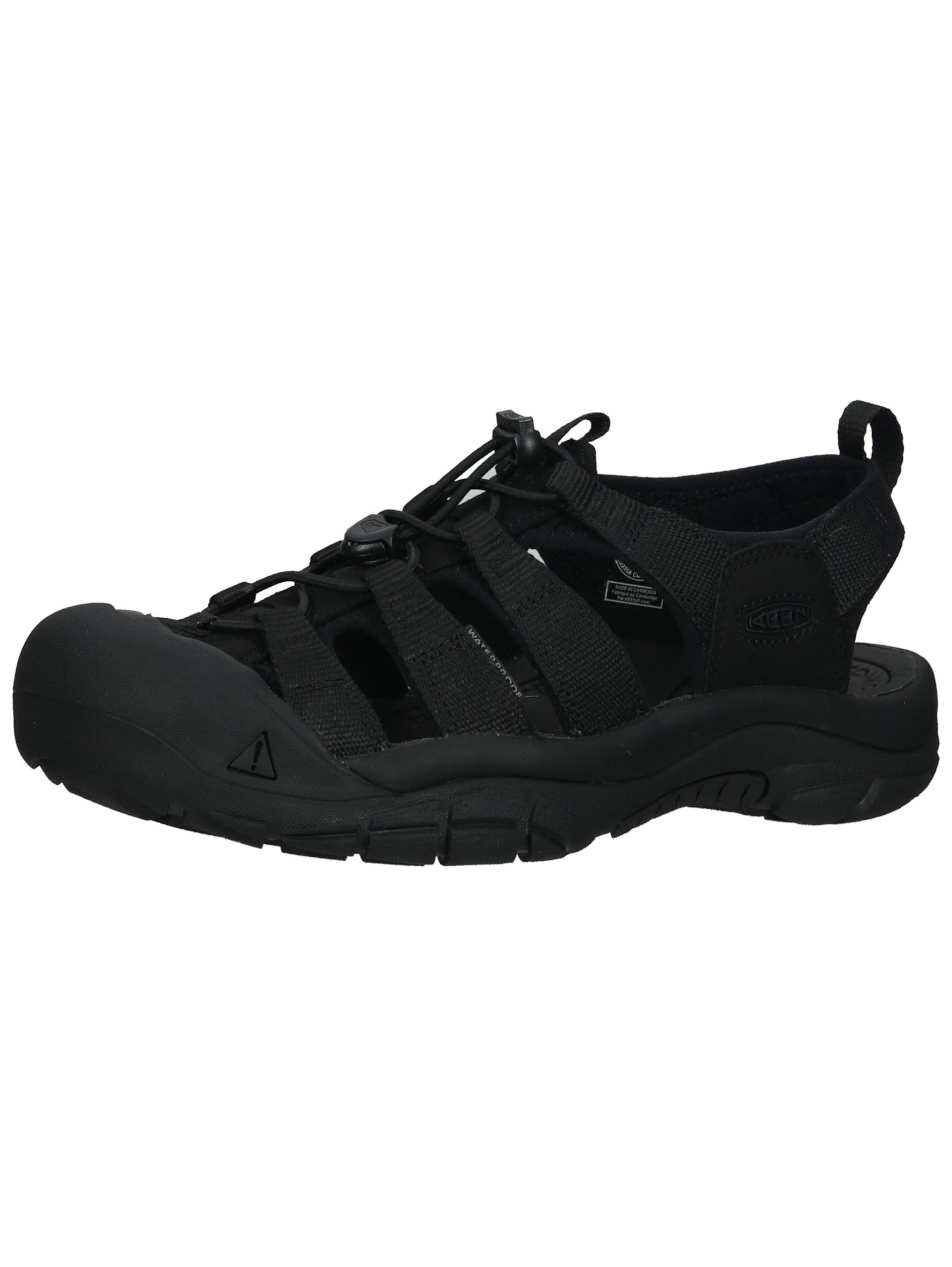 KEEN Sandal 'PORT H2' in Black: front