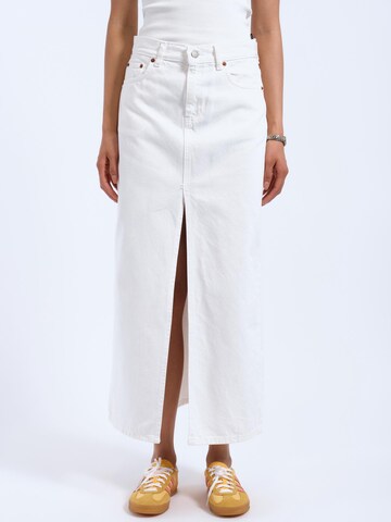 Dr. Denim Rok 'Myra' in Wit