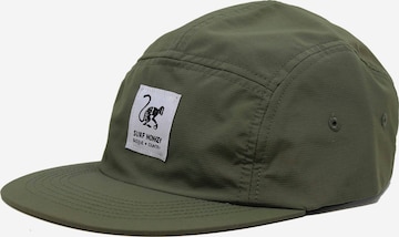 Surf Monkey Athletic Cap in Green: front