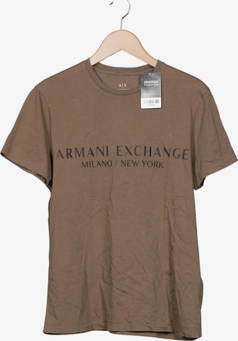 ARMANI EXCHANGE T-Shirt L in Braun: Vorderseite