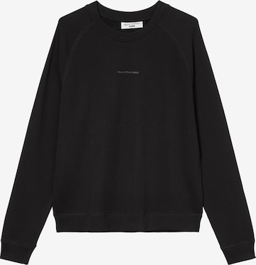 Sweat-shirt Marc O'Polo DENIM en noir : devant